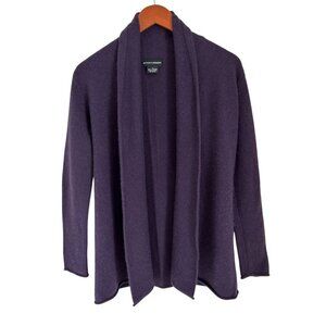 SUTTON STUDIO 100% Cashmere Cardigan Luxury Old Money Preppy Sz Small